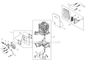 Page A Diagram and Parts List for EB344 T15612001001 - T15612999999 Shindaiwa Leaf Blower / Vacuum