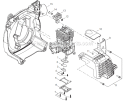 Page B Diagram and Parts List for EB344 T15612001001 - T15612999999 Shindaiwa Leaf Blower / Vacuum