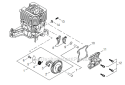 Page D Diagram and Parts List for EB344 T15612001001 - T15612999999 Shindaiwa Leaf Blower / Vacuum
