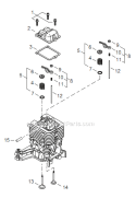 Page E Diagram and Parts List for EB344 T15612001001 - T15612999999 Shindaiwa Leaf Blower / Vacuum