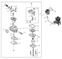 Page G Diagram and Parts List for EB344 T15612001001 - T15612999999 Shindaiwa Leaf Blower / Vacuum