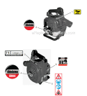 Page L Diagram and Parts List for EB344 T15711001001 - T15711999999 Shindaiwa Leaf Blower / Vacuum