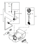 Page I Diagram and Parts List for EB344 T15711001001 - T15711999999 Shindaiwa Leaf Blower / Vacuum
