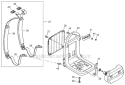 Page L Diagram and Parts List for EB501  Shindaiwa Leaf Blower / Vacuum