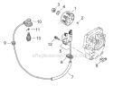 Page E Diagram and Parts List for EB501  Shindaiwa Leaf Blower / Vacuum