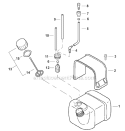 Page E Diagram and Parts List for EB633RT P02511001001-P02511999999 Shindaiwa Leaf Blower / Vacuum