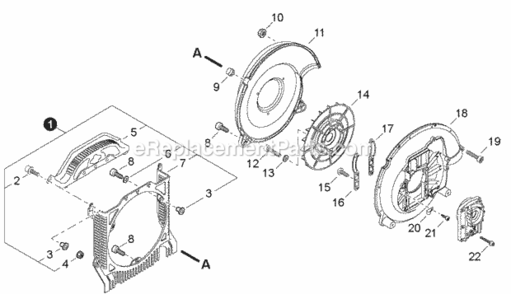 Part Location Diagram of P021005143 Echo LEAF GUARD KIT