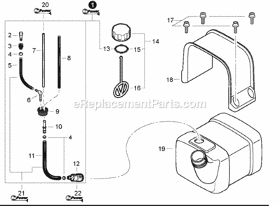 Part Location Diagram of P021040481 Shindaiwa CAP ASSEMBLY