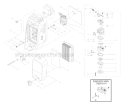 Carburetor Diagram and Parts List for EB8510RT  Shindaiwa Leaf Blower / Vacuum