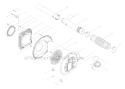 Fan Housing Diagram and Parts List for EB8510RT  Shindaiwa Leaf Blower / Vacuum
