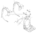Page P Diagram and Parts List for EB8520RT  Shindaiwa Leaf Blower / Vacuum