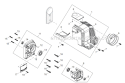Page B Diagram and Parts List for EB854RT T14412001001 - T14412999999 Shindaiwa Leaf Blower / Vacuum