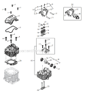Page C Diagram and Parts List for EB854RT T14511001001 - T14511999999 Shindaiwa Leaf Blower / Vacuum