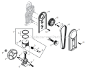 Page D Diagram and Parts List for EB854RT T14511001001 - T14511999999 Shindaiwa Leaf Blower / Vacuum