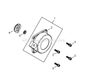 Page E Diagram and Parts List for EB854RT T14511001001 - T14511999999 Shindaiwa Leaf Blower / Vacuum