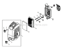 Page I Diagram and Parts List for EB854RT T14511001001 - T14511999999 Shindaiwa Leaf Blower / Vacuum