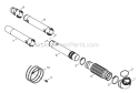 Page K Diagram and Parts List for EB854 T14112001001 - T14112999999 Shindaiwa Leaf Blower / Vacuum