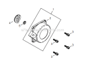 Page E Diagram and Parts List for EB854 T14112001001 - T14112999999 Shindaiwa Leaf Blower / Vacuum