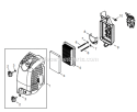Page I Diagram and Parts List for EB854 T14112001001 - T14112999999 Shindaiwa Leaf Blower / Vacuum