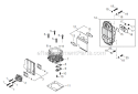 Page A Diagram and Parts List for EB854 T14211001001 - T14211999999 Shindaiwa Leaf Blower / Vacuum