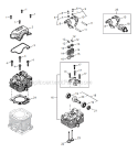 Page C Diagram and Parts List for EB854 T14211001001 - T14211999999 Shindaiwa Leaf Blower / Vacuum