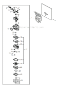 Page H Diagram and Parts List for EB854 T14211001001 - T14211999999 Shindaiwa Leaf Blower / Vacuum