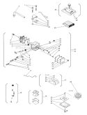 Carburetor Diagram and Parts List for EC350  Shindaiwa Chainsaw