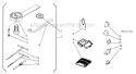 Accessories Diagram and Parts List for EC350  Shindaiwa Chainsaw
