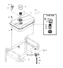 Fuel Tank Diagram and Parts List for EGR6000  Shindaiwa Generator