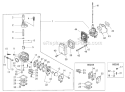 Carburetor Diagram and Parts List for ES726 9029001-9039900 Shindaiwa Sprayer