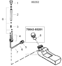 Fuel Tank Diagram and Parts List for ES726 9029001-9039900 Shindaiwa Sprayer