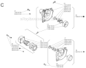 Page C Diagram and Parts List for F-18  Shindaiwa Trimmer