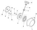 Page F Diagram and Parts List for F-20  Shindaiwa Trimmer