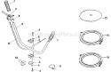 Page K Diagram and Parts List for F-21  Shindaiwa Trimmer