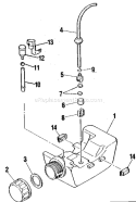 Page H Diagram and Parts List for F-21  Shindaiwa Trimmer