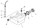 Fuel Tank Diagram and Parts List for F20  Shindaiwa Trimmer