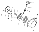 Starter Diagram and Parts List for F20  Shindaiwa Trimmer