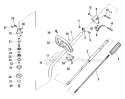 Outer Tube Diagram and Parts List for F21  Shindaiwa Trimmer