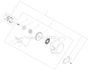 Part Location Diagram of 37076-75110 Shindaiwa Starter Case