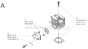 Page A Diagram and Parts List for F230  Shindaiwa Trimmer
