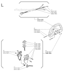 Page L Diagram and Parts List for F230  Shindaiwa Trimmer