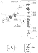 Page Q Diagram and Parts List for F230  Shindaiwa Trimmer