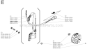 Page E Diagram and Parts List for F230  Shindaiwa Trimmer