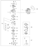 Page J Diagram and Parts List for GP3410  Shindaiwa Water Pump