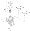 Page F Diagram and Parts List for GP3410  Shindaiwa Water Pump