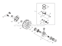 Page C Diagram and Parts List for GP344 T15912001001 - T15912999999 Shindaiwa Water Pump
