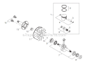 Page C Diagram and Parts List for GP344 T16011001001 - T16011999999 Shindaiwa Water Pump