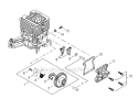 Page E Diagram and Parts List for GP344 T16011001001 - T16011999999 Shindaiwa Water Pump