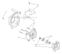 Crankcase Diagram and Parts List for GP45  Shindaiwa Water Pump