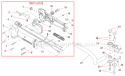 Page K Diagram and Parts List for HT230  Shindaiwa Hedge Trimmer